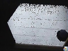 6 voyeur videos - Footage from a covert device recording gals in a bustling run aground bathroom Part 3