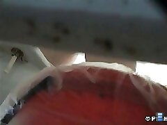 8 voyeur videos - Observer captures unsuspecting women in a beachside restroom Part 1